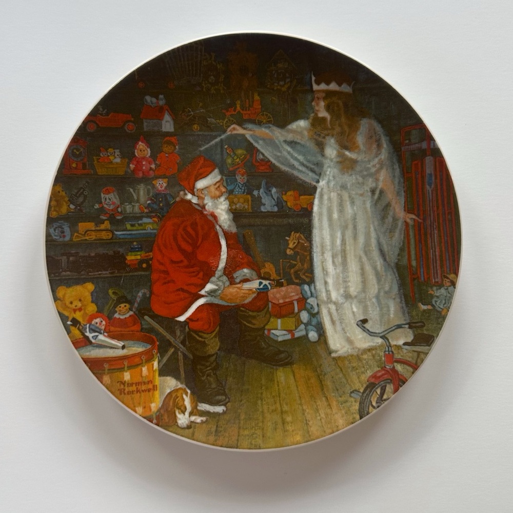1979 first edition Norman Rockwell collection The‎ Snow Queen decorative plate